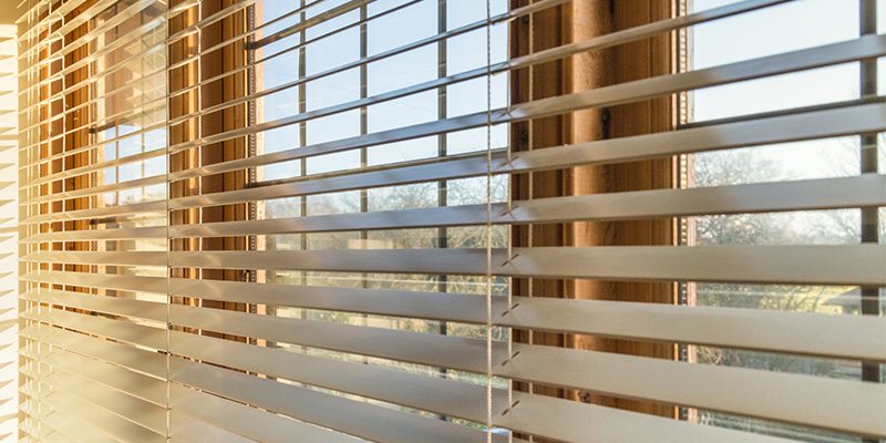 Window Blinds in a room