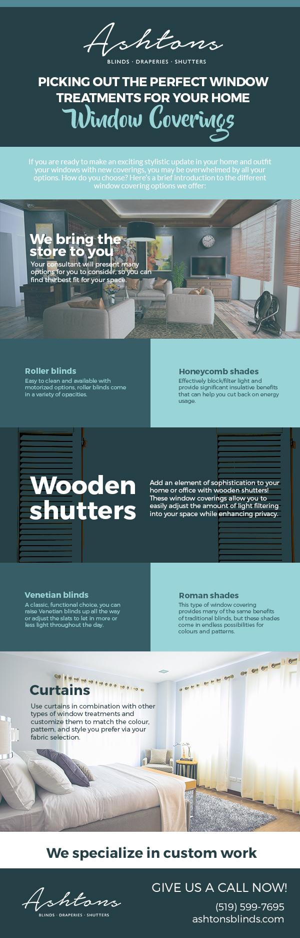 Picking Out the Perfect Window Treatments for Your Home [infographic]
